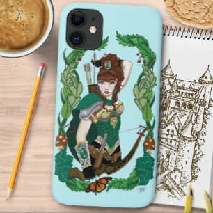 Enchanted Green Fantasy Woodland Archer Elf iPhone 11 Case