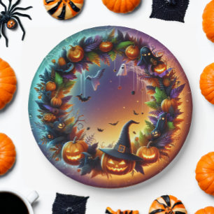 Enchanted Halloween Night Paper Plates