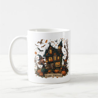 Enchanted Haunted House Halloween Coffee Mug