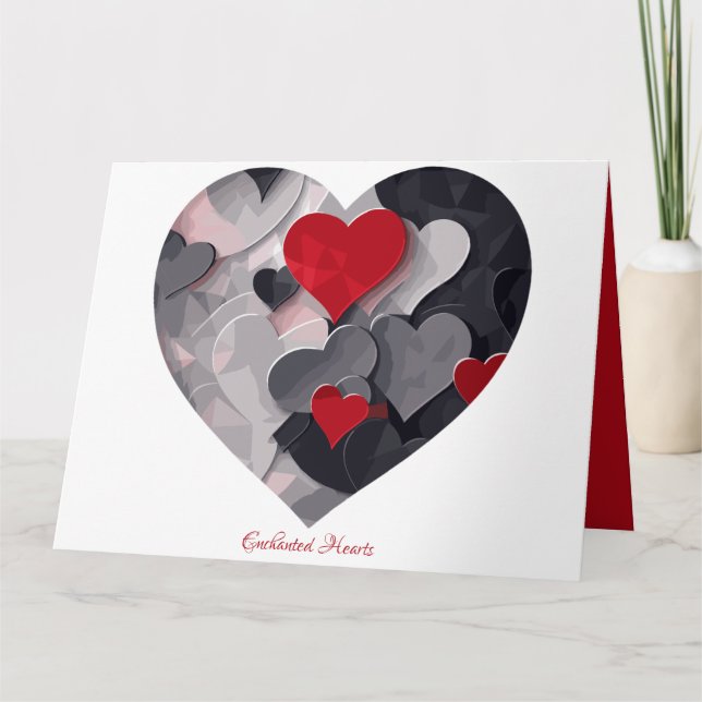Enchanted Hearts Card (Front)