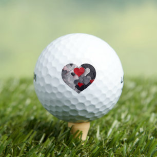 Enchanted Hearts Golf Balls