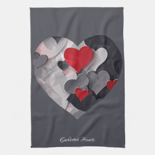 Enchanted Hearts Kitchen Towel