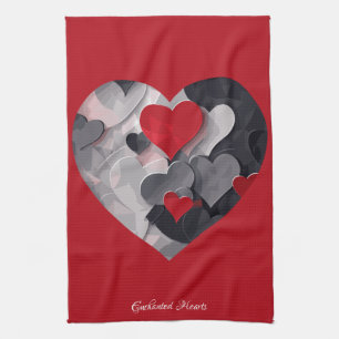 Enchanted Hearts Kitchen Towel