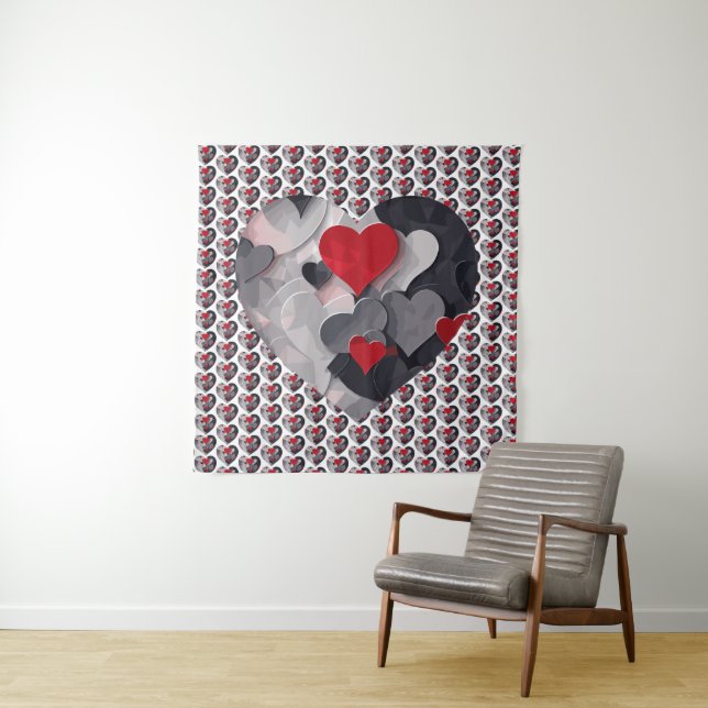 Enchanted Hearts Tapestry (In Situ)