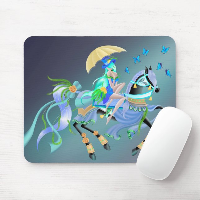 Enchanted Horse Ride  Mouse Pad (With Mouse)