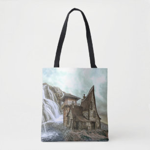 enchanted house tote bag