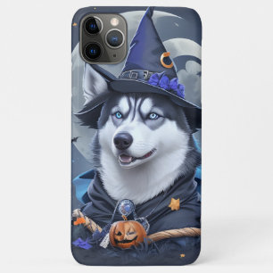 Enchanted Husky Dog: Magical Halloween Delight iPhone 11 Pro Max Case