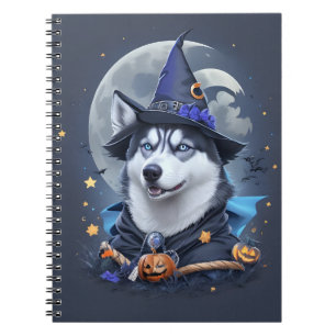 Enchanted Husky Dog: Magical Halloween Delight Notebook