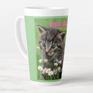 enchanted kitten latte mug