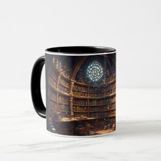 Enchanted Library Mug – Cozy & Magical Book Lovers