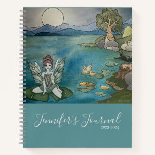 "Enchanted Lily Pond" Personalized Journal