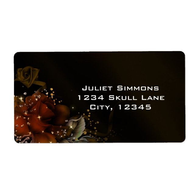 Enchanted Magical Autumn Rose Fall Elegant Wedding (Front)