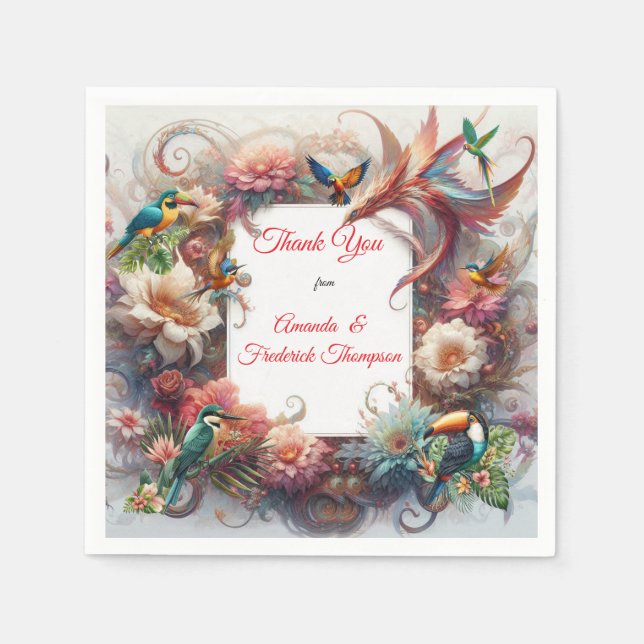 Enchanted Magical Fantasy Creations  Napkin (Front)