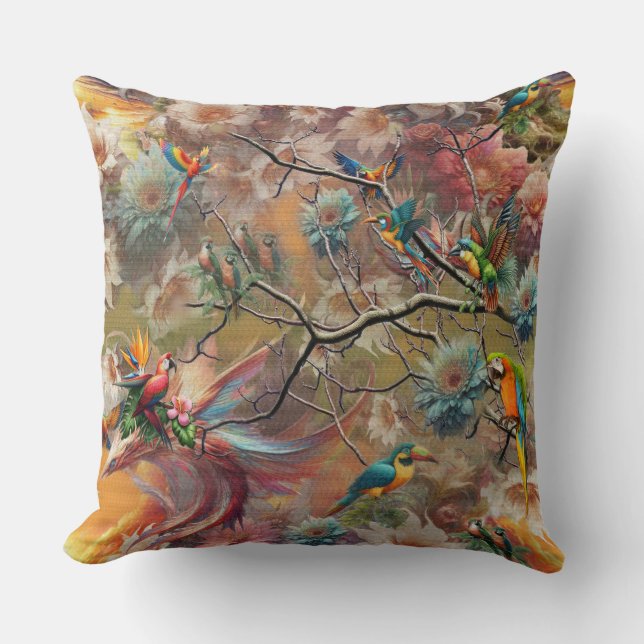 Enchanted Magical Fantasy Creations  Throw Pillow (Front)