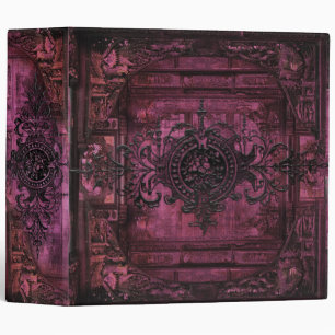 Enchanted Mauve Gothic Victorian Ancient Tome Binder