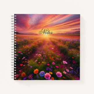 Enchanted Meadow Floral Notebook
