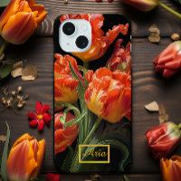 Enchanted Moody Dark Floral Tulips 