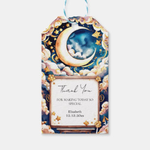 Enchanted Moon Celestial Baby Shower Gift Tags