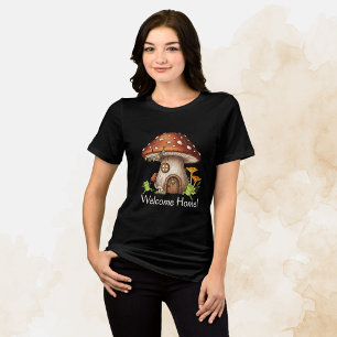Enchanted Mushroom Cottage Tri-Blend Shirt