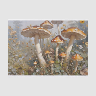 Enchanted Mushroom Forest Decoupage   Tissue Paper