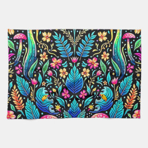 Enchanted Mushroom Forest Dream Kitchen Towel