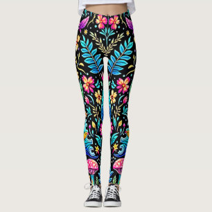Enchanted Mushroom Forest Dream Leggings