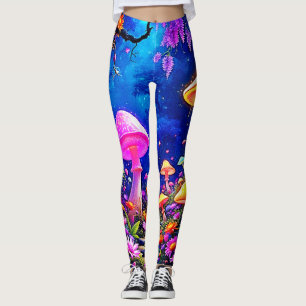 Enchanted Mushroom Forest Leggings