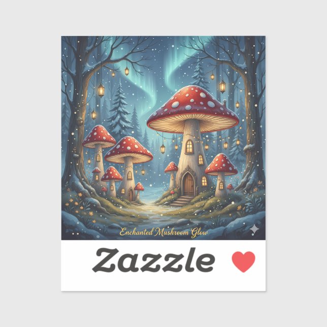  Enchanted Mushroom Glow Mug – Magical Fairy Fores (Sheet)