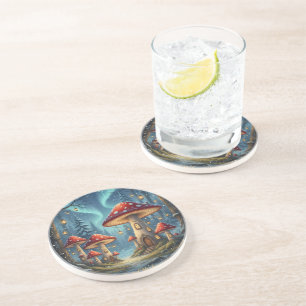  Enchanted Mushroom Glow Mug – Magical Fairy Fores Coaster