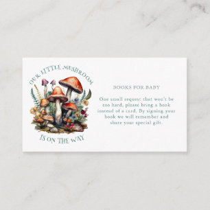 Enchanted Mushrooms Baby Shower Books For Baby Enclosure Card