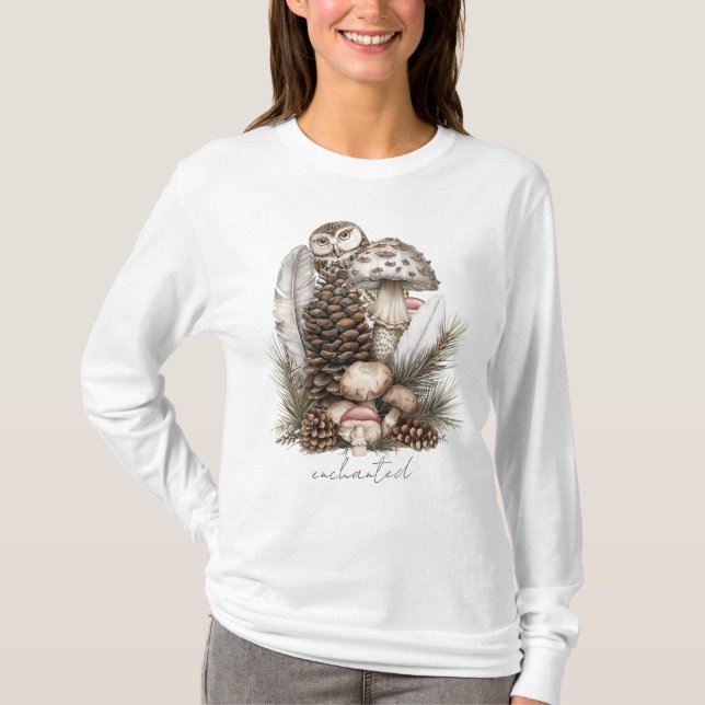 Enchanted Mushrooms  T-Shirt (Front)