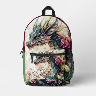 Enchanted Mythical Creature Printed Backpack