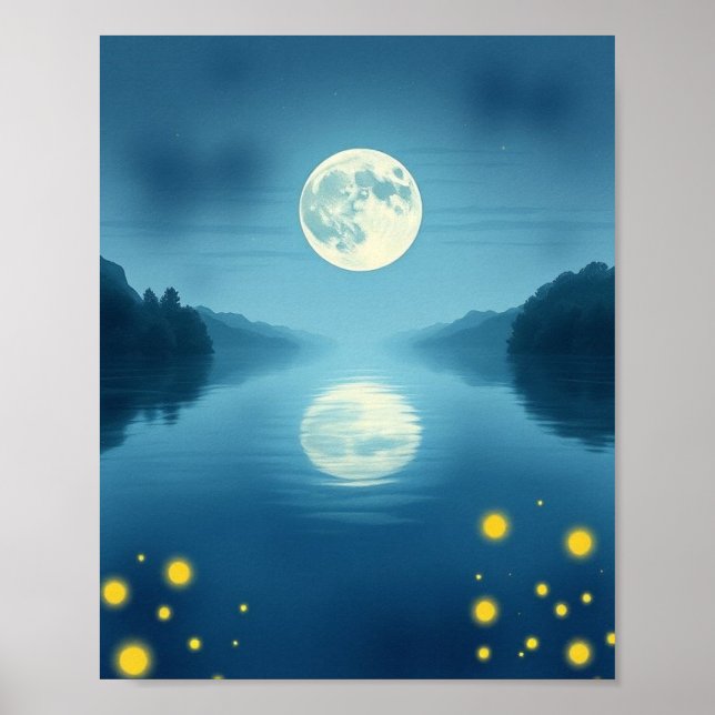 Enchanted Nocturne: A Hyper-Realistic Vision Poster (Front)