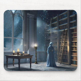 Enchanted Owl Archive Desk Mat Mouse Pad