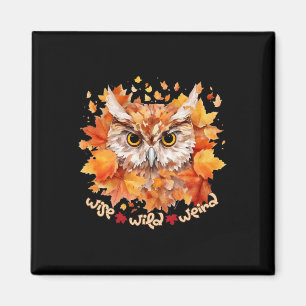 Enchanted Owl Forest Spirit Wise Wild And Weird Magnet