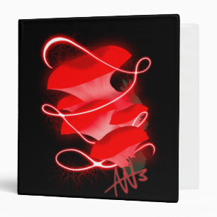 Enchanted Oyster Glowing Red Mushroom Binder