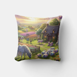 Enchanted pastures cushion