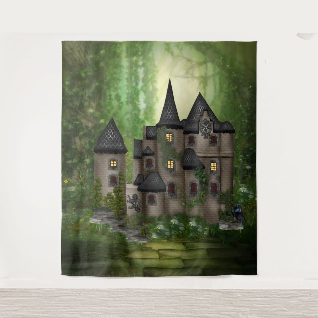 Enchanted Photo Backgrounds Tapestry (Front)