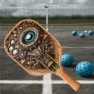 Enchanted Pickleball Paddle With Green Eye