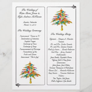 Enchanted Pine Tree Forest Wedding