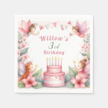 Enchanted Pink Fairy garden - Birthday 