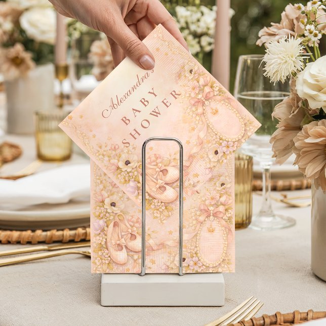 Enchanted Princess Baby Shower Napkin (Creator Uploaded)