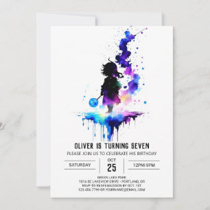 Enchanted Printable Wizardry Birthday Invitation