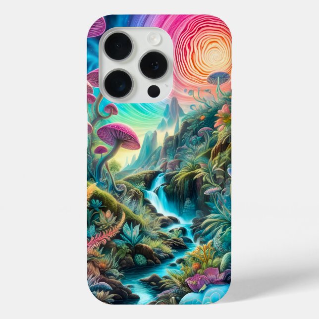 Enchanted Psychedelic Dreamscape Case-Mate iPhone Case (Back)