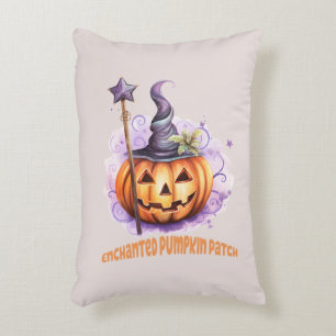 Enchanted Pumpkin Patch – Cute Jack-o’-Lantern Accent Pillow