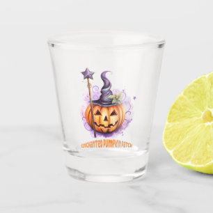Enchanted Pumpkin Patch – Cute Jack-o’-Lantern Shot Glass
