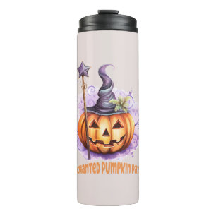 Enchanted Pumpkin Patch – Cute Jack-o’-Lantern Thermal Tumbler