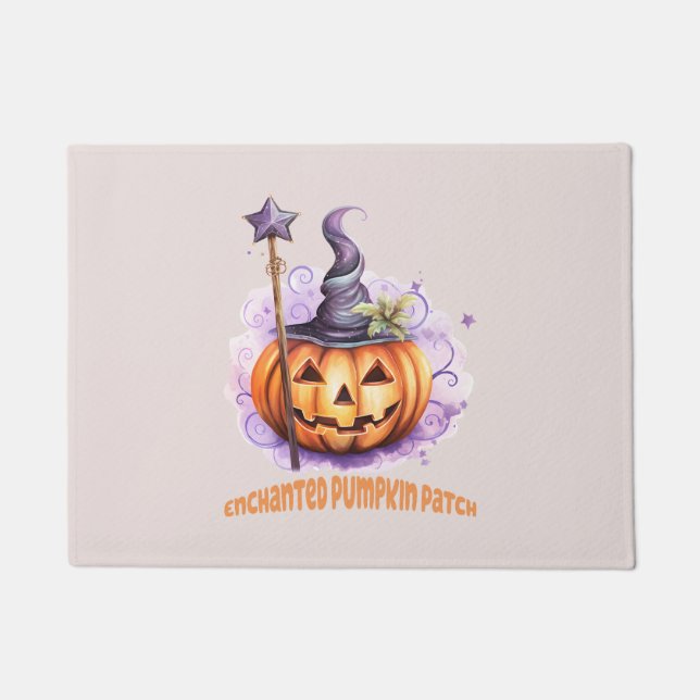 Enchanted Pumpkin Patch Doormat (Front)
