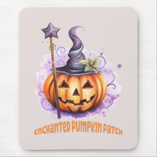 Enchanted Pumpkin Patch Mouse Pad