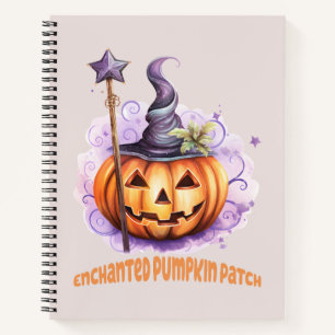 Enchanted Pumpkin Patch Notebook